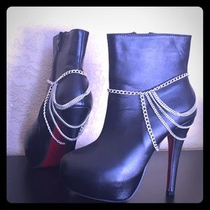 Sexy Red Sole Stiletto Boots/Booties